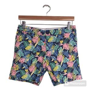 Caribbean Joe Women's Tropical Print Shorts Size 6